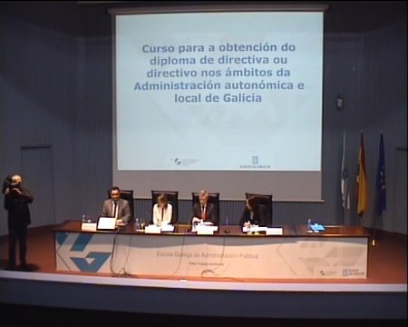 Inauguraci&oacute;n do curso para a obtenci&oacute;n do diploma de directivo
